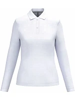 Kariban K 244 Dámské piqué polo s dlouhým rukávem 20.K244 white Kariban K 244 Dámské piqué polo s dlouhým rukávem 20.K244 white