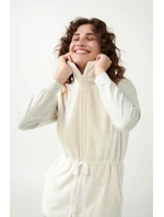 Vamp - Béžová fleecová vesta 21657 - Vamp Vamp - Béžová fleecová vesta 21657 - Vamp