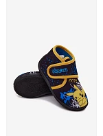 Dětské pantofle na suchý zip Pikachu žluté Shire Dětské pantofle na suchý zip Pikachu žluté Shire