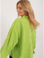 Košile BA KS 0274.47 limetkově zelená