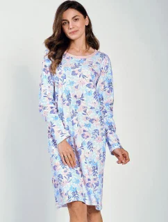 Košile Ginny 3238 Bílá a modrá - Taro