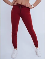 Dámské tepláky JULIET bordó FashionStreet UY0823 Dámské tepláky JULIET bordó FashionStreet UY0823