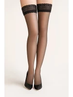 Samodržící punčochy Calze nero - GABRIELLA Samodržící punčochy Calze nero - GABRIELLA