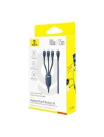 Baseus Flash Series 3 100W kabel 1,5 m (modrý)