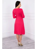 Šaty s průstřihem pod prsy fuchsiová Šaty s průstřihem pod prsy fuchsiová