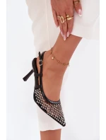 Lodičky s přezkami černé Selinna