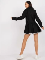 Dámské šaty-DHJ-SK-6801.63P-černé Dámské šaty-DHJ-SK-6801.63P-černé
