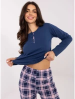 Pyžamo DU PI FP 004.03 tmavě modré Pyžamo DU PI FP 004.03 tmavě modré