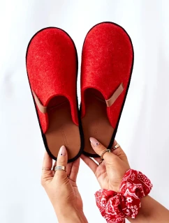 Women's Slippers Big Star II267002 Red-Brown