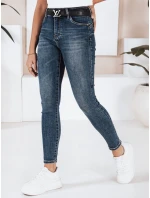 Dámské skinny džíny tmavě modré FashionStreet UY2807