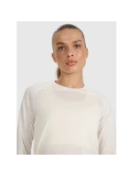 Dámský rychleschnoucí outdoorový běžecký dlouhý rukáv 4F 4FWAW25TFLOF415-11S