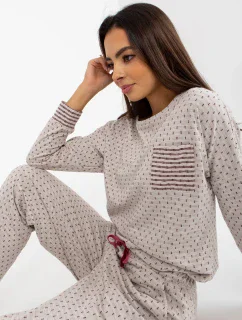 Pyžamo BR PI 9114 světle béžové