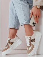 Dámské tenisky na platformě MODNIKKI khaki FashionStreet ZY0874