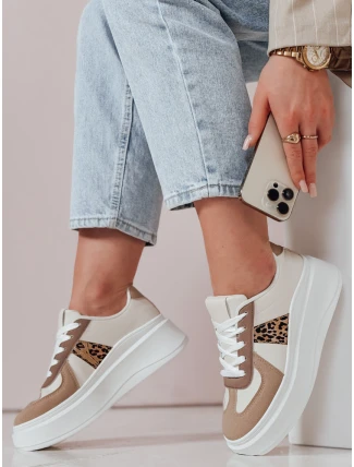 Dámské tenisky na platformě MODNIKKI khaki FashionStreet ZY0874