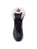 Junior kotníkové sněhové boty Mester Wp Teen Jr 92800555587 Černí s bílou - Hi-Tec Junior kotníkové sněhové boty Mester Wp Teen Jr 92800555587 Černí s bílou - Hi-Tec