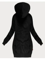Černá dlouhá dámská mikina (AMG-738/1)