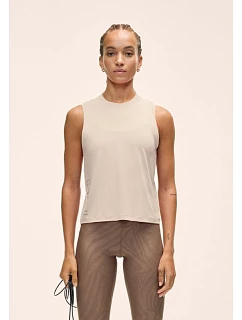 Dámské tričko CASALL Graphic Tank, barva: béžová