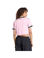 Dámské tričko adidas Juventus 26/27 Away Cropped Jersey, růžovo-černé, KB8842 Dámské tričko adidas Juventus 26/27 Away Cropped Jersey, růžovo-černé, KB8842