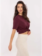 Tričko D12022M02645R bordó