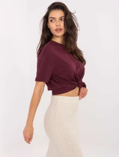 Tričko D12022M02645R bordó