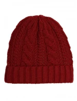 M897 Pletená čepice - bordó