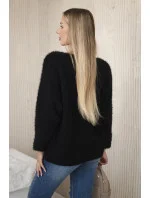 Svetr s výstřihem do V IT-51 černý - Kesi Svetr s výstřihem do V IT-51 černý - Kesi