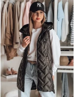 Dámská přechodná prošívaná vesta GRANDI černá FashionStreet TY4883