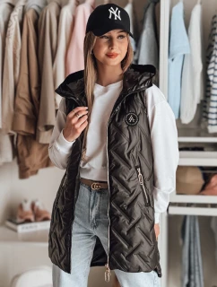 Dámská přechodná prošívaná vesta GRANDI černá FashionStreet TY4883