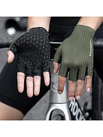 Prodyšné cyklistické rukavice Rockbros, krátké prsty, velikost: S - šedé