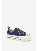 Dámské Tenisky Na Platformě GOE RR2N4103 Tmavě Modré