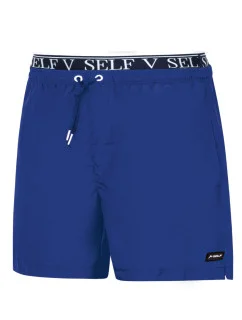 Pánské plavky SM25-13d Summer Shorts modré - Self