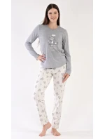 Dámské pyžamo dlouhé Forest party Dámské pyžamo dlouhé Forest party