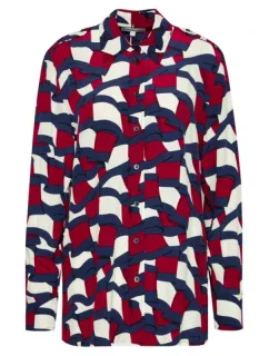 Tommy Hilfiger Viskózová košile W WW0WW31447