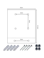 POŠTOVNÍ SCHRÁNKA 36X9X31,3CM 1067568 SASKA GARDEN