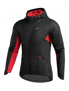 Rockbros sportovní zimní bunda unisex, černá, velikost 4XL