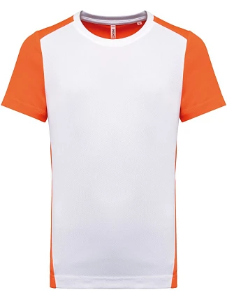 Kariban ProAct PA 4014 Pánské kontrastní sportovní tričko 20.4014 white/fluorescent orange Kariban ProAct PA 4014 Pánské kontrastní sportovní tričko 20.4014 white/fluorescent orange