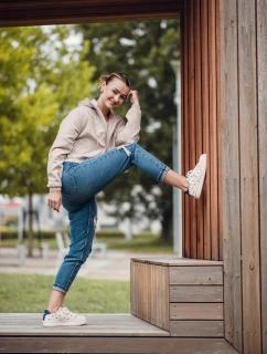 Dámská obuv Vuch Lucky Dots Off White