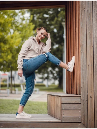 Dámská obuv Vuch Lucky Dots Off White