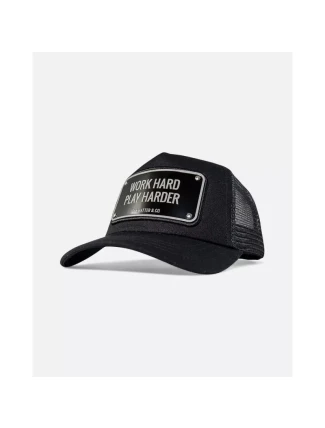 JOHN HATTER & CO WORK HARD PLAY HARDER BLACK 1-1073-U00