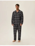 Pyžamo Honor 2 41943 černo-bílé - Henderson Pyžamo Honor 2 41943 černo-bílé - Henderson
