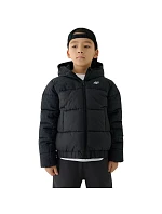 Chlapecká péřová bunda 4F M621 tmavě černá 4FJWAW25TDJAM621 20S