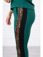 Sada s leopardím potiskem zelená Sada s leopardím potiskem zelená