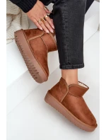 Dámské Sněhule Na Platformě D.Franklin DFSH370010 Hnědé