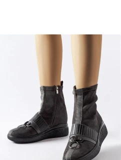 Boty na klínovém podpatku  model 206514 Solea