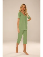 Pyžamo De Lafense 878 Dahlia kr/r M-2XL