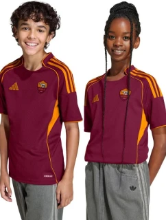 Dětské tričko adidas AS Roma 25/26 Home bordó JX2613