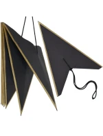 FSC 18x75CM ČERNÁ 7 ARMÁDY MICA DEKORATIVNÍ PAPÍR ZÁVĚSNÝ STARLET