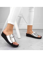 Dámské vestavěné ažurové sandály béžové Sabatina