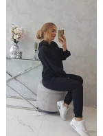 Souprava mikiny s kapucí černá