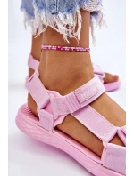 Dámské sandály Big Star LL274A100 Růžové